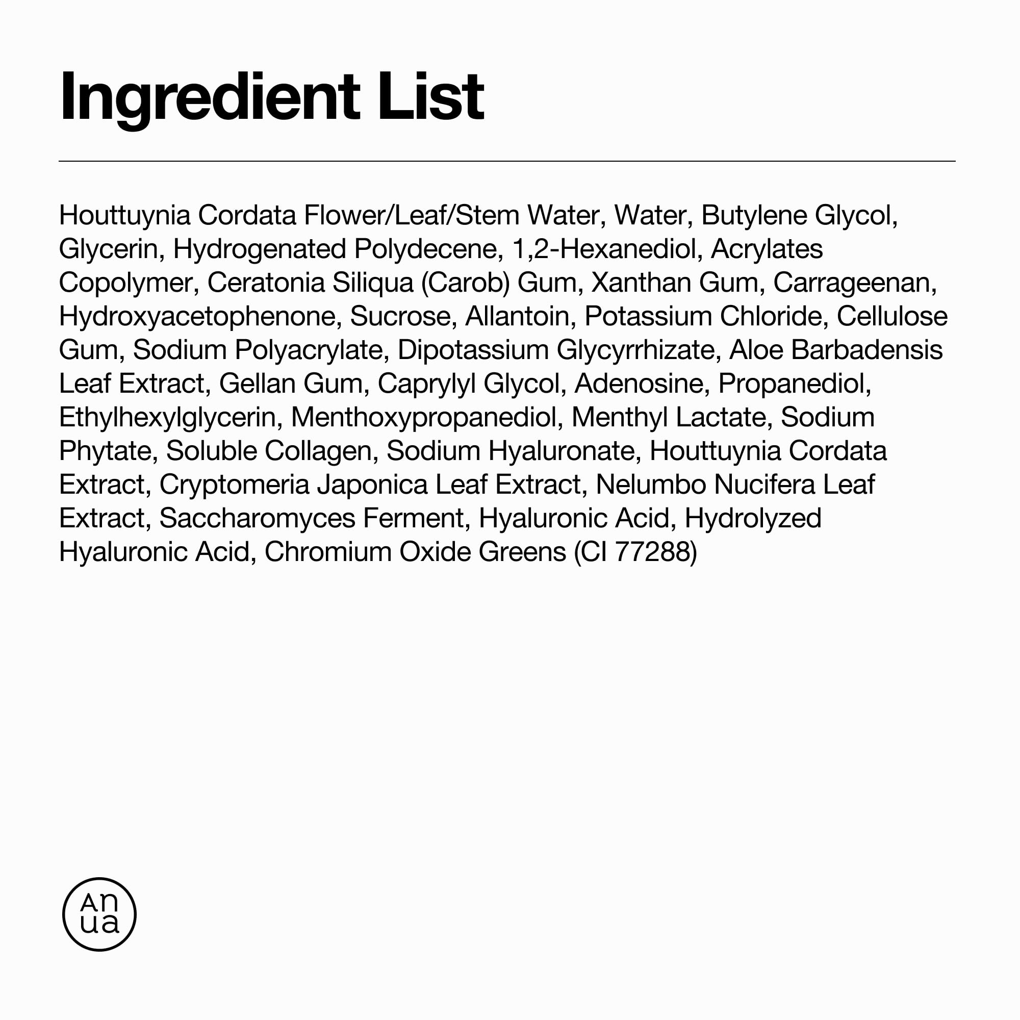 ANUA Heartleaf 70% Soothing Collagen Mask