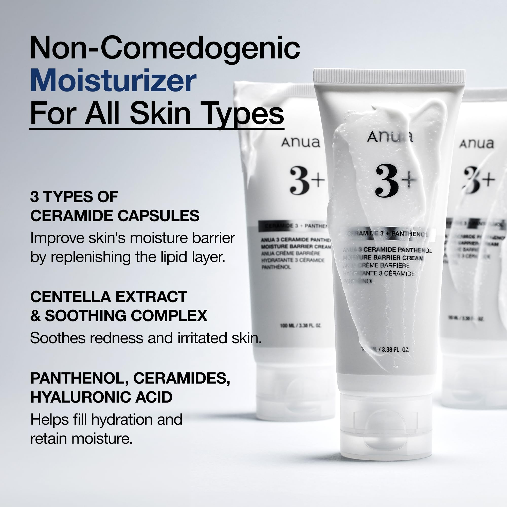 ANUA 3 Ceramide Panthenol Barrier Cream