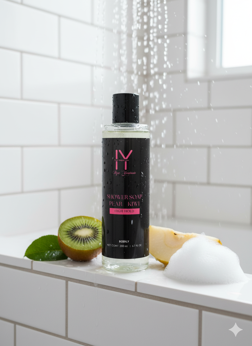 IY SHOWER SOAP PEAR-KIWI HIGH HOLD